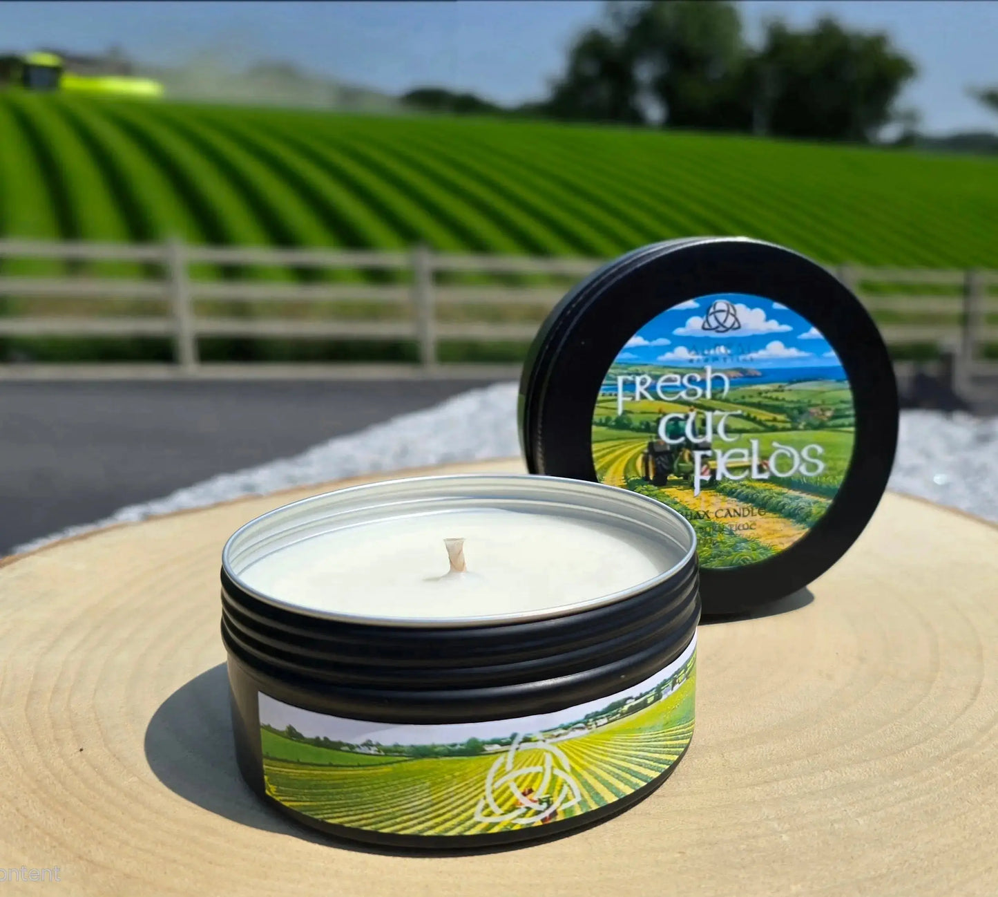 Fresh Cut Fields - Luxury Irish Candle Aureal Aromatics