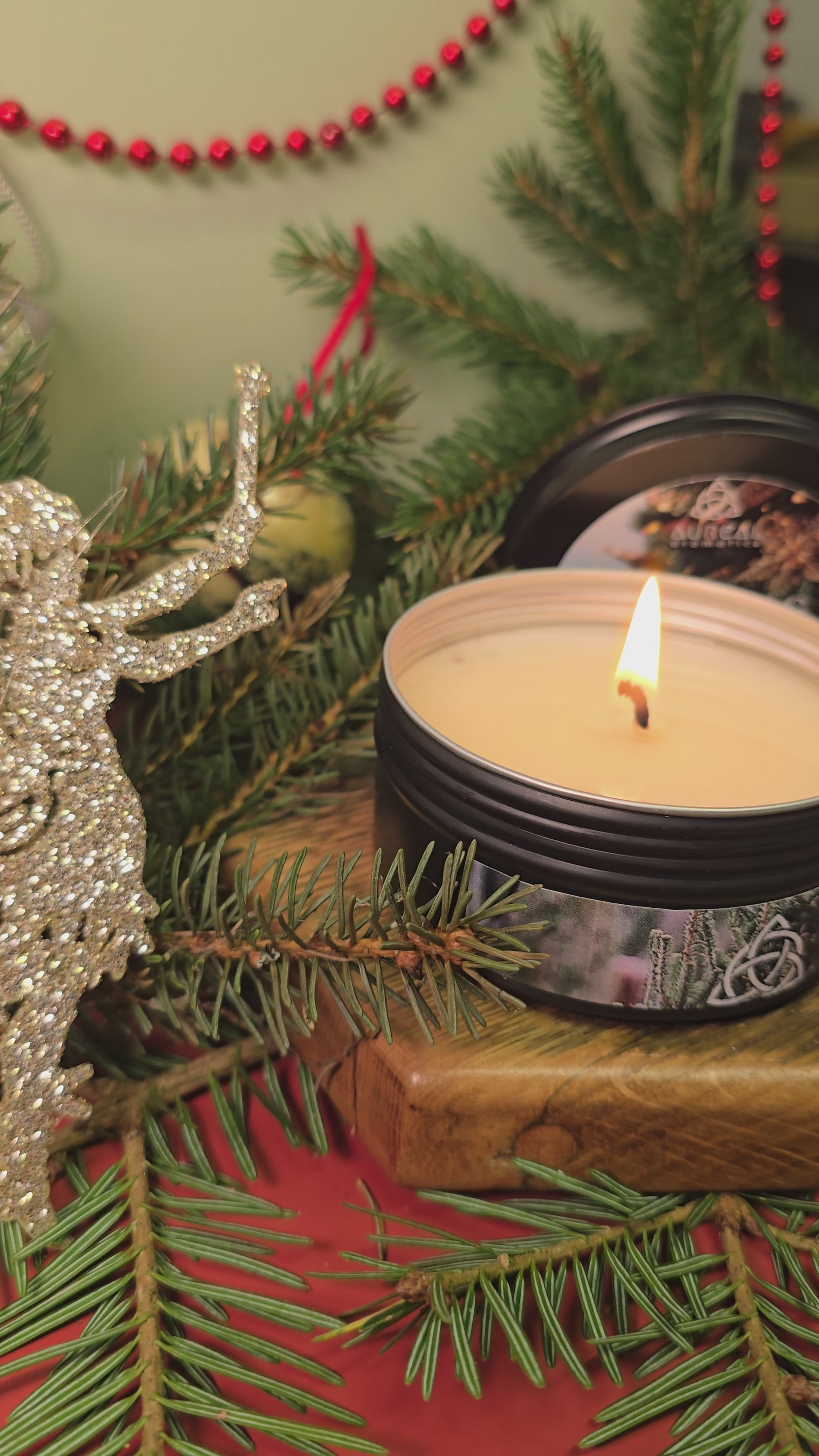 Christmas Tree candle and Tree